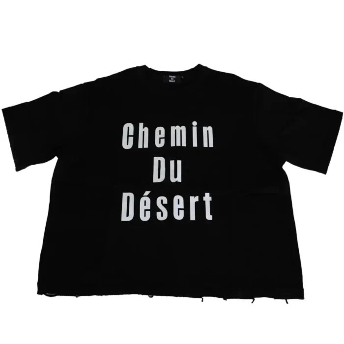 Black logo print t-shirt